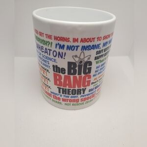 Tv Show The Big Bang Theory 12oz Coffee Mug With Quotes Design